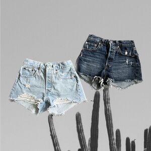 Levi’s 501 cutoff short lot